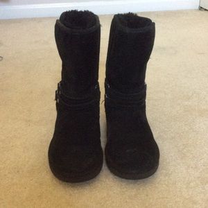 UGG Boots Black w/ Buckle Details